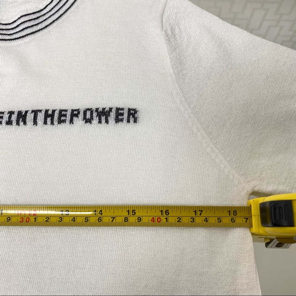 🇫🇷 Lili Sidonio Cream & Black Knit Top - Picture 10 of 11